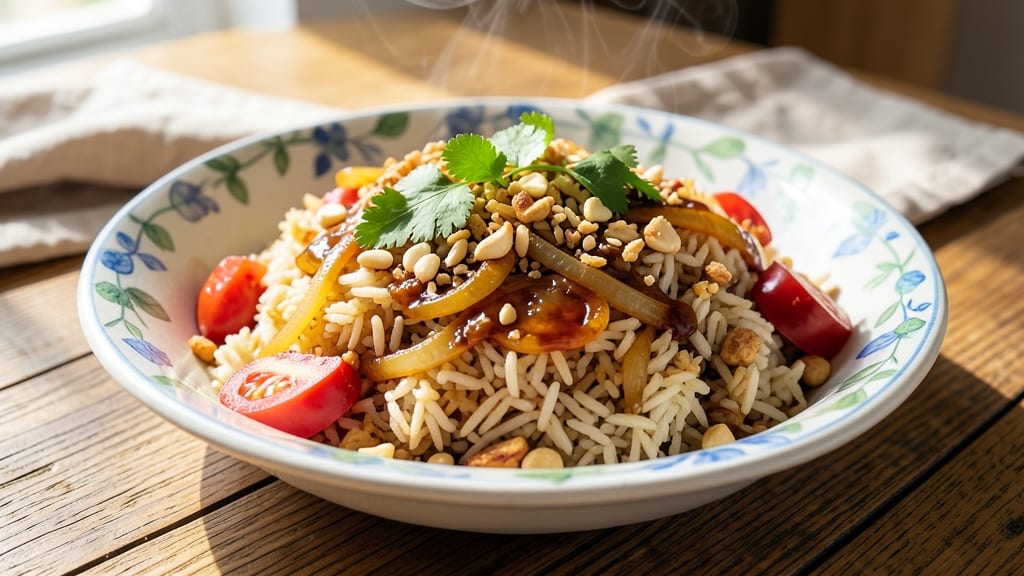 Cameroonian Fried Rice Recipe: Bold Peanut and Tomato Flavor Fusion