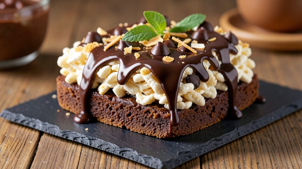 Brownie and Rice Krispie Treats Recipe: Fudgy Crunch Hybrid Delight