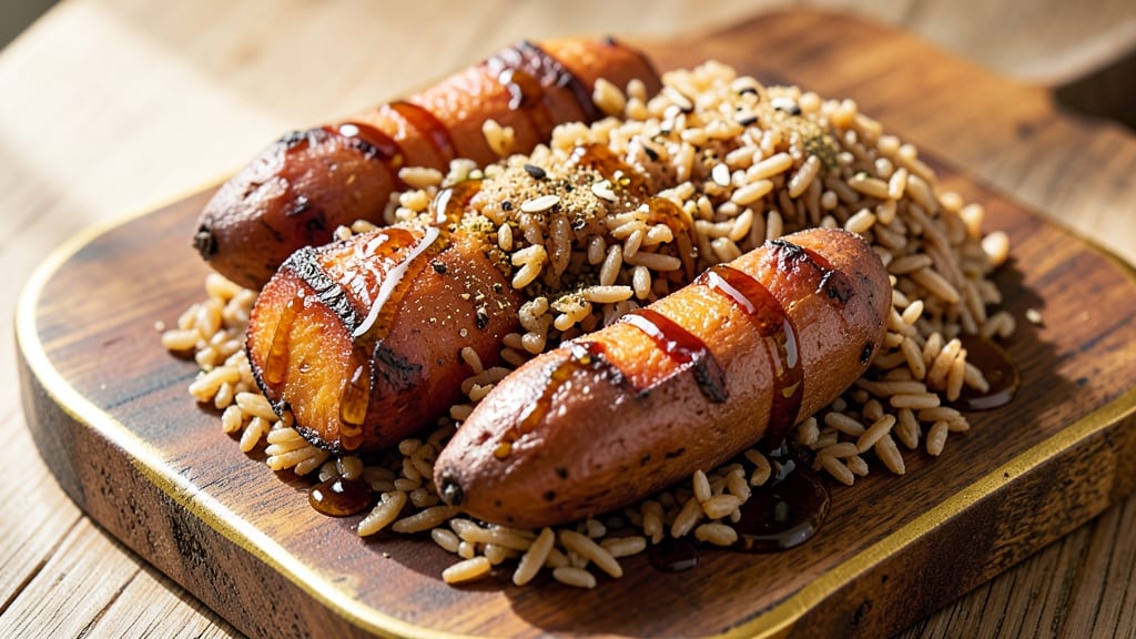 Brown Rice and Sweet Potato Recipe: Spiced Vanilla Cardamom Dessert Bowl