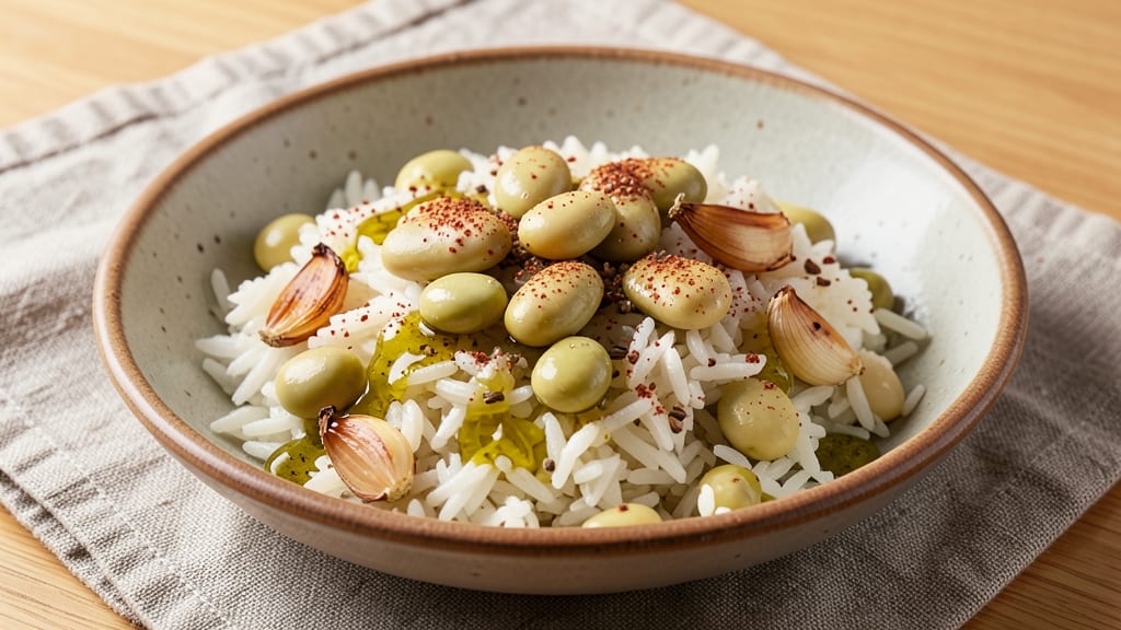 Canned Fava Beans and Rice Recipe: Mediterranean-Inspired Protein Bowl