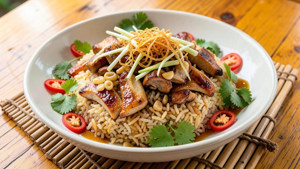 Cambodian Fried Rice Recipe: Fragrant Lemongrass and Kaffir Lime Twist