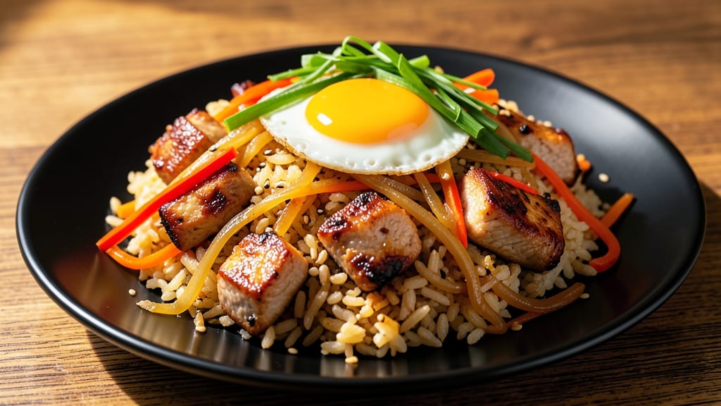 Chahan Fried Rice Recipe: Crispy Egg and Veggie-Packed One-Pan Meal
