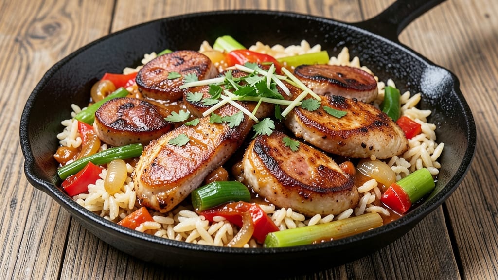 Cajun Jambalaya Rice Recipe: One-Pot Spice Bomb With Smoky Andouille