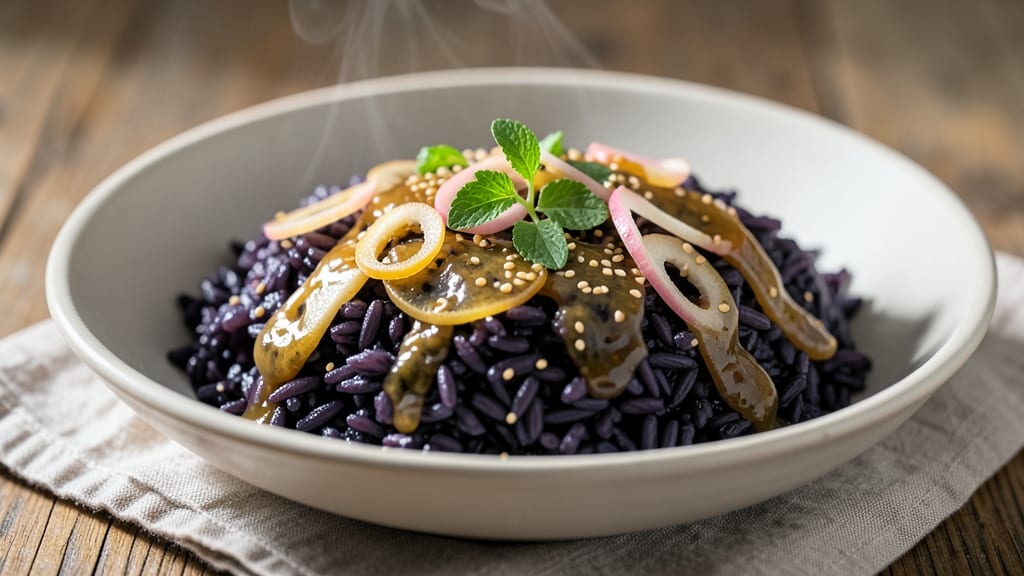Black Rice Recipe Vegetarian: Earthy Antioxidant Power Bowl With Crispy Topping