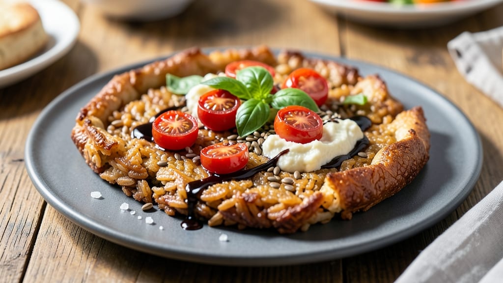Brown Rice Crust Recipe: Crunchy Grain Topping for Hearty Bites
