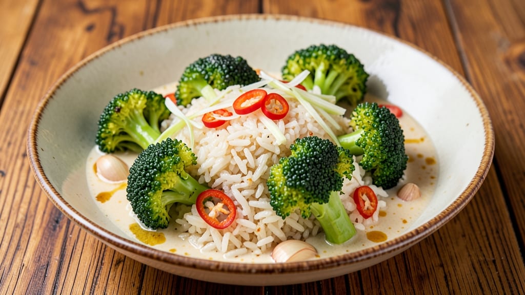 Broccoli and Rice Recipe Asian: Fragrant Lemongrass Garlic Stir-Fry Fusion