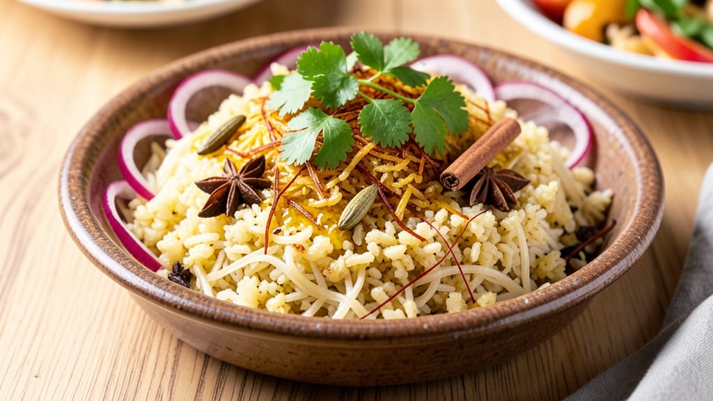 Cauliflower Rice Pulao Recipe: Fragrant Saffron Basmati Blend With Toasted Spices