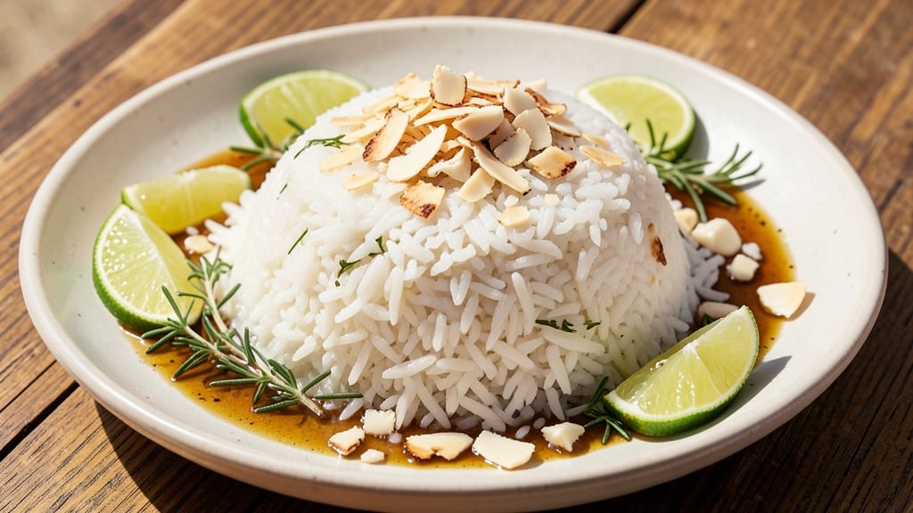 Caribbean White Rice Recipe: Citrusy Coconut Lime Flavor in One Pot