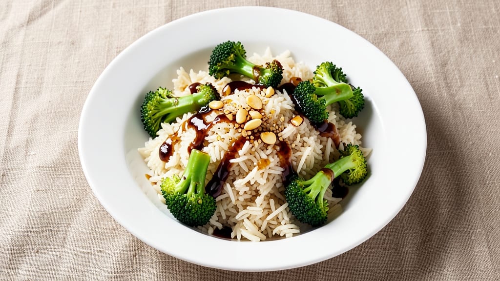 Broccoli and Rice Recipe No Cheese: Crispy-Grain Texture With Garlicky Flavor