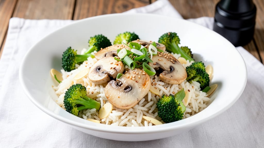 Broccoli Mushroom Rice Recipe: Umami-Packed One-Pan Flavor Fusion