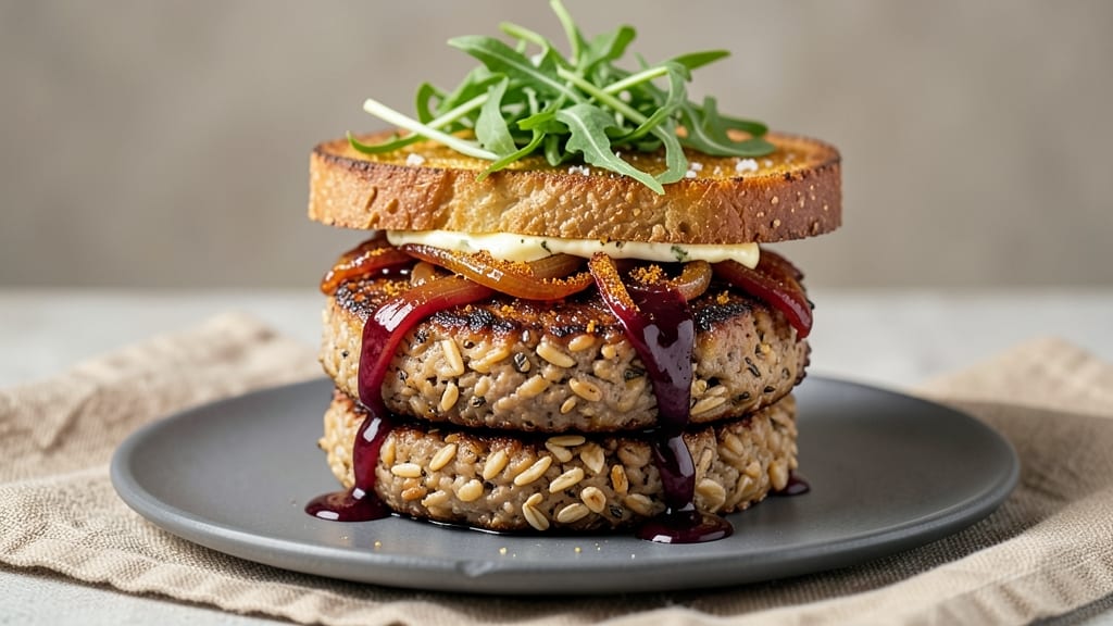 Brown Rice Burgers Recipe: Hearty Plant-Based Stacks With Crispy Edges