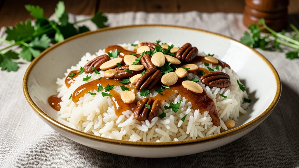 Celebration Rice Recipe: Festive Herb-Infused Pilaf With Toasted Nuts