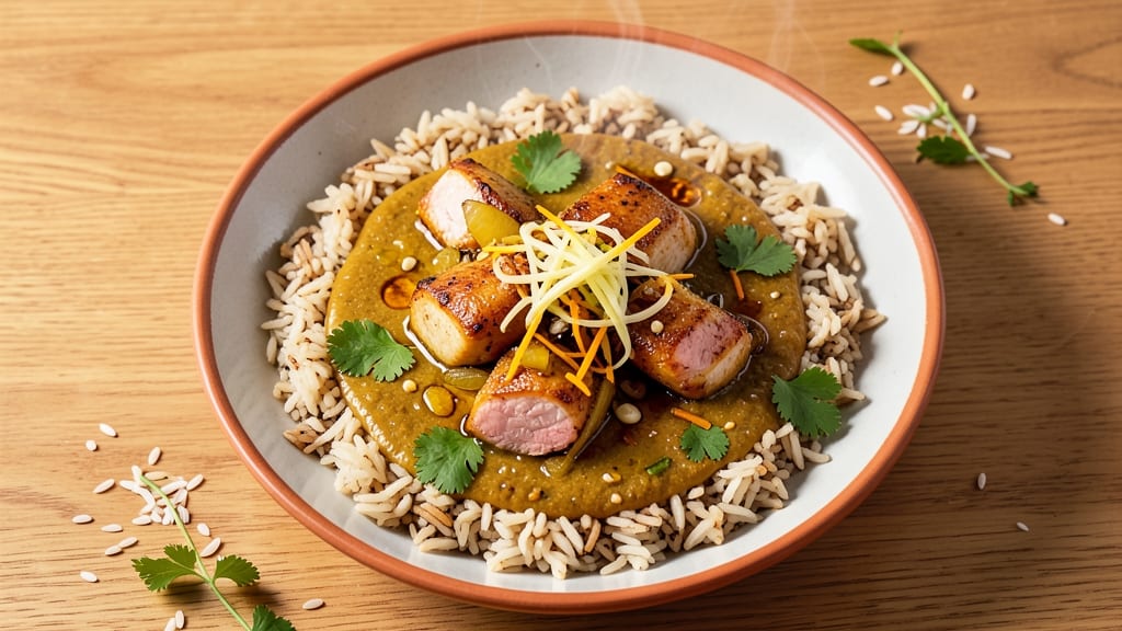 Brown Rice Curry Recipe: Fragrant Coconut and Turmeric Harmony