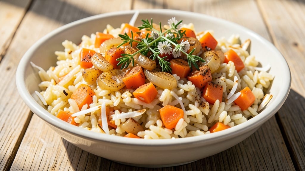 Carrot Rice Recipe Trinidad: Spiced Coconut and Thyme Flavor Bomb