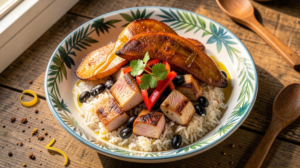Caribbean Rice Bowls Recipe: Tropical Spice and Fluffy Grains in One Pan