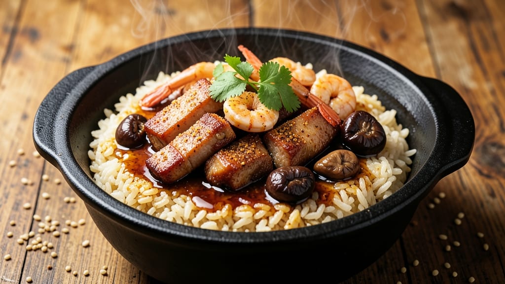 Cantonese Claypot Rice Recipe: Fragrant Five-Spice Aromas Infused in One Pot