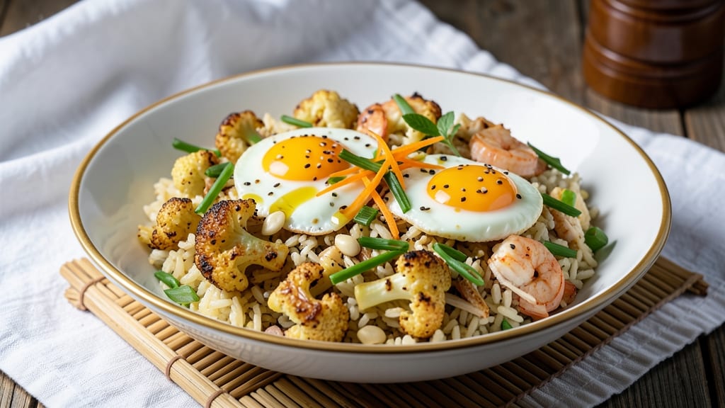 Cauliflower Fried Rice Recipe Paleo: Crispy Rice and Veggie-Packed Power Bowl