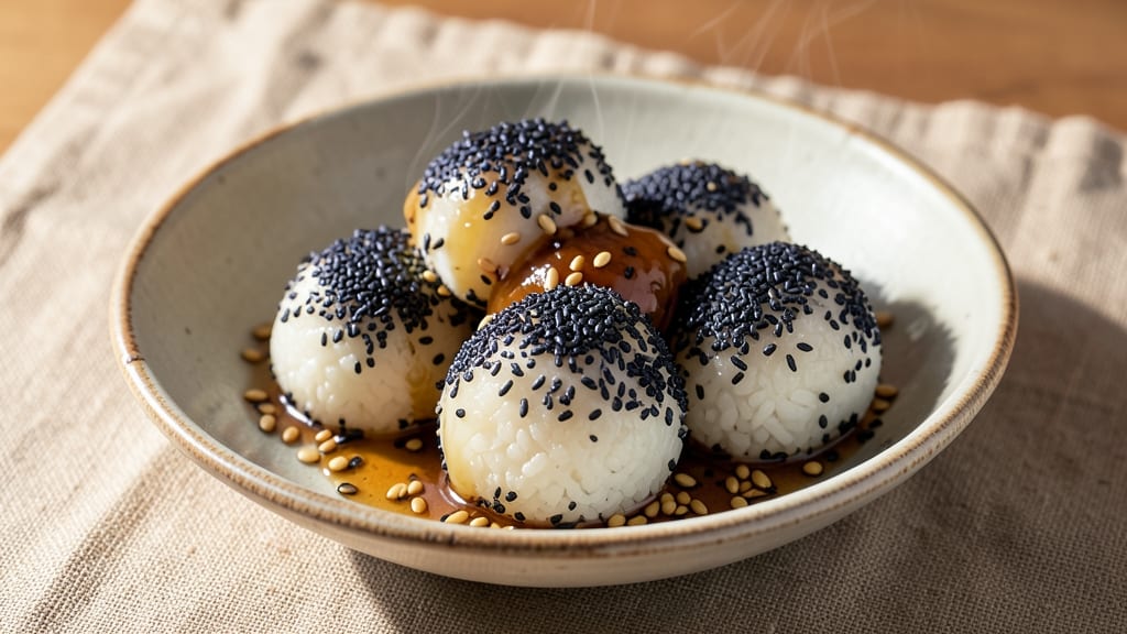 Black Sesame Glutinous Rice Balls Recipe: Nutty-Sweet Bites with Silky Texture