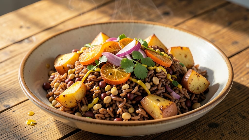 Brown Rice Adai Recipe: South Indian Spiced Potato Lentil Mash