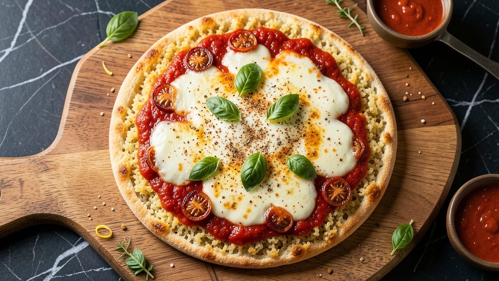 Cauliflower Rice Pizza Recipe: Crispy Crust, Cheesy Bliss in One Bite