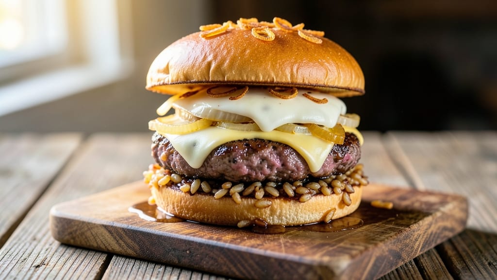 Brewhouse Wild Rice Burgers Recipe: Smoky Beer-Basted Bites With Nutty Crunch