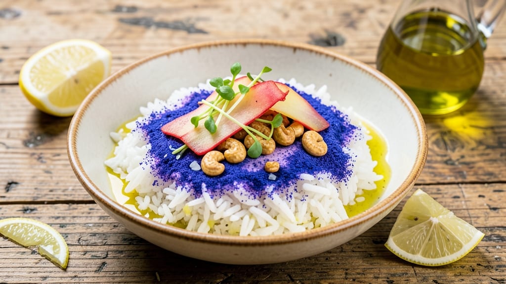 Butterfly Pea Flower Rice Recipe: Vibrant Blue-Green Magic in One Pot