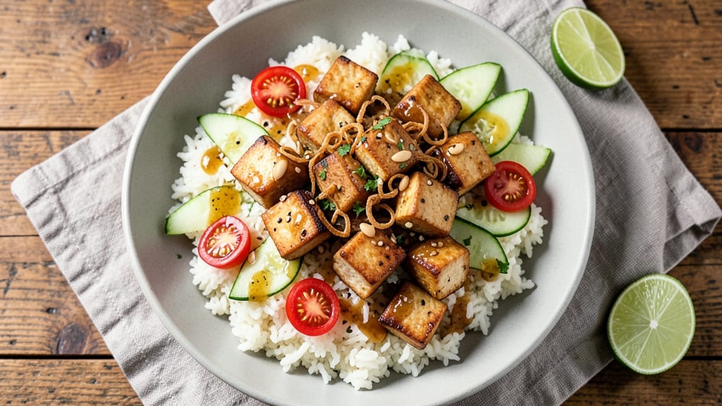 Cauliflower Rice Bowl Recipe: Crispy-Topped, Protein-Packed Meal in 20 Minutes