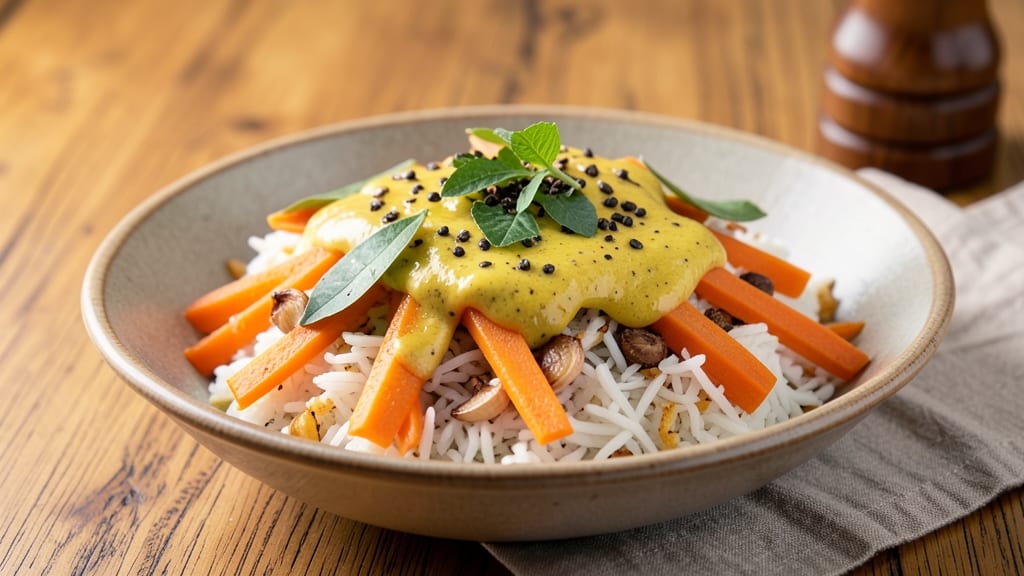 Carrot Rice Recipe Indian: Fragrant Turmeric and Coconut One-Pot Magic
