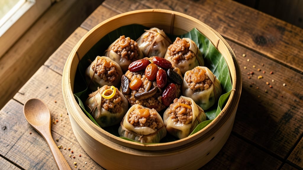 Cantonese Rice Dumplings Recipe: Fragrant Five-Spice Wrapped in Silky Rice