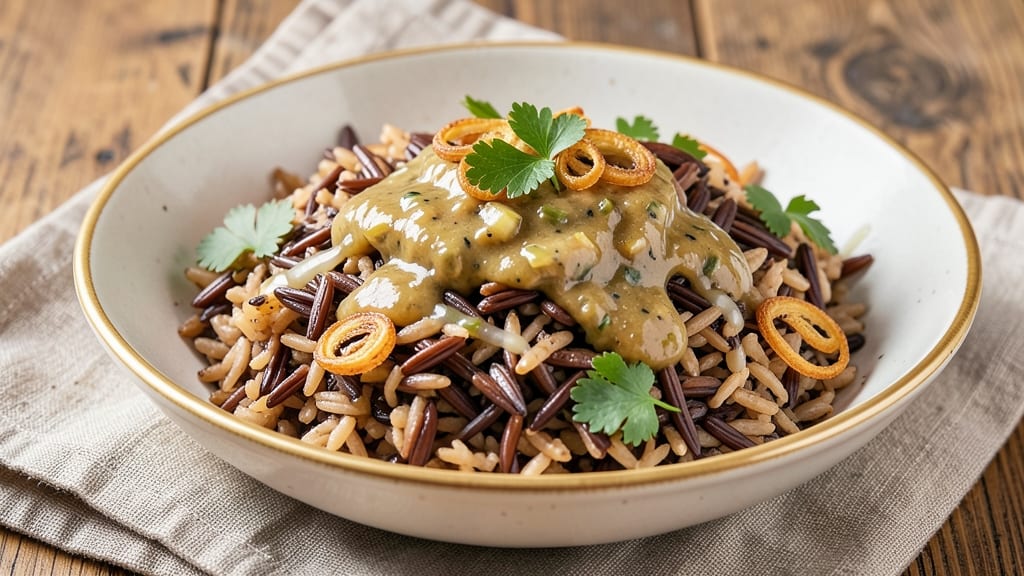 Brown Basmati and Wild Rice Recipe: Nutty Earthy Blend With Toasted Celery Crunch