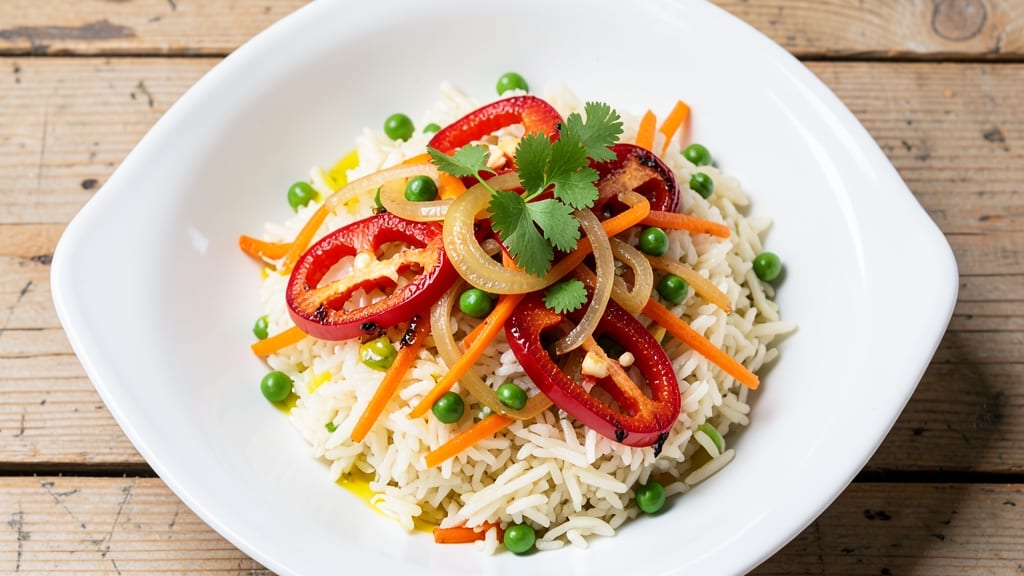 Capsicum Rice Recipe Hebbars Kitchen: Vibrant Veggie-Packed One-Pan Meal