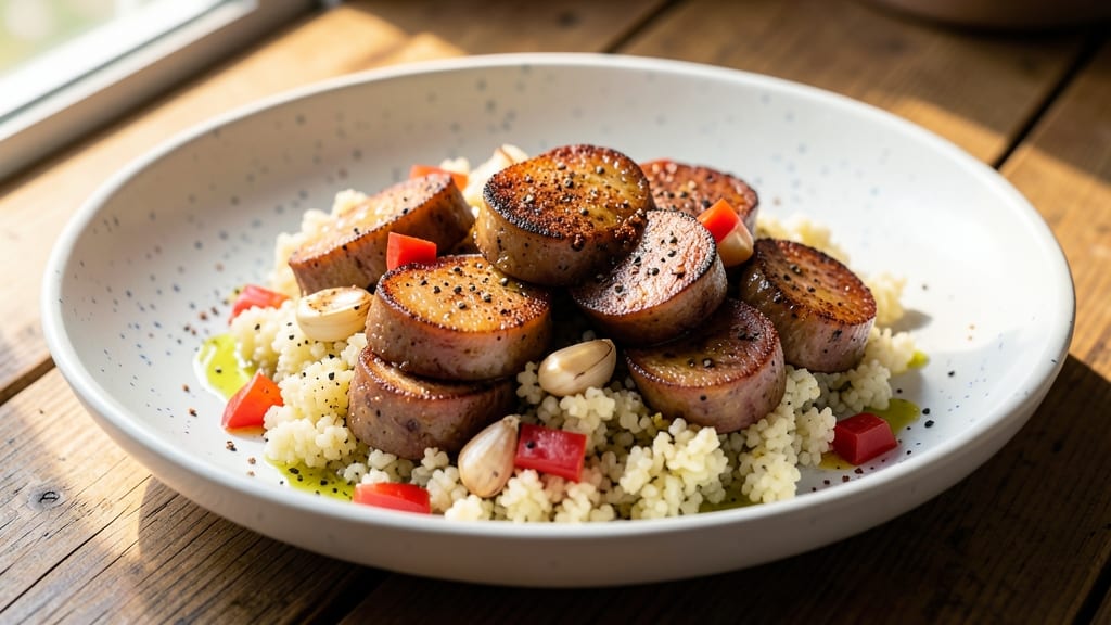 Cauliflower Rice and Sausage Recipe: Savory One-Pan Protein Boost