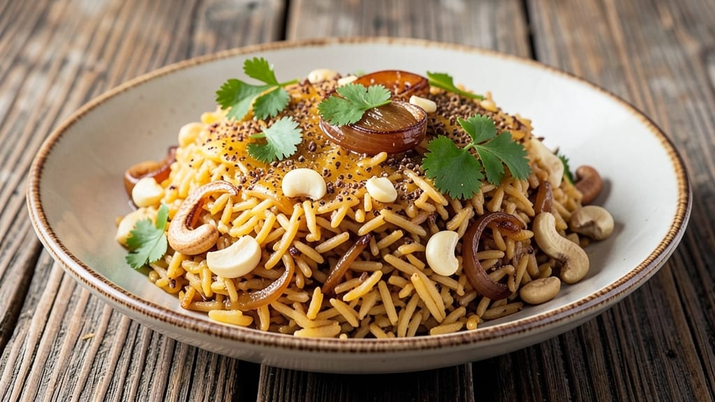 Brown Basmati Rice Pilaf Recipe: Nutty Golden Grains With Toasted Spice Crunch