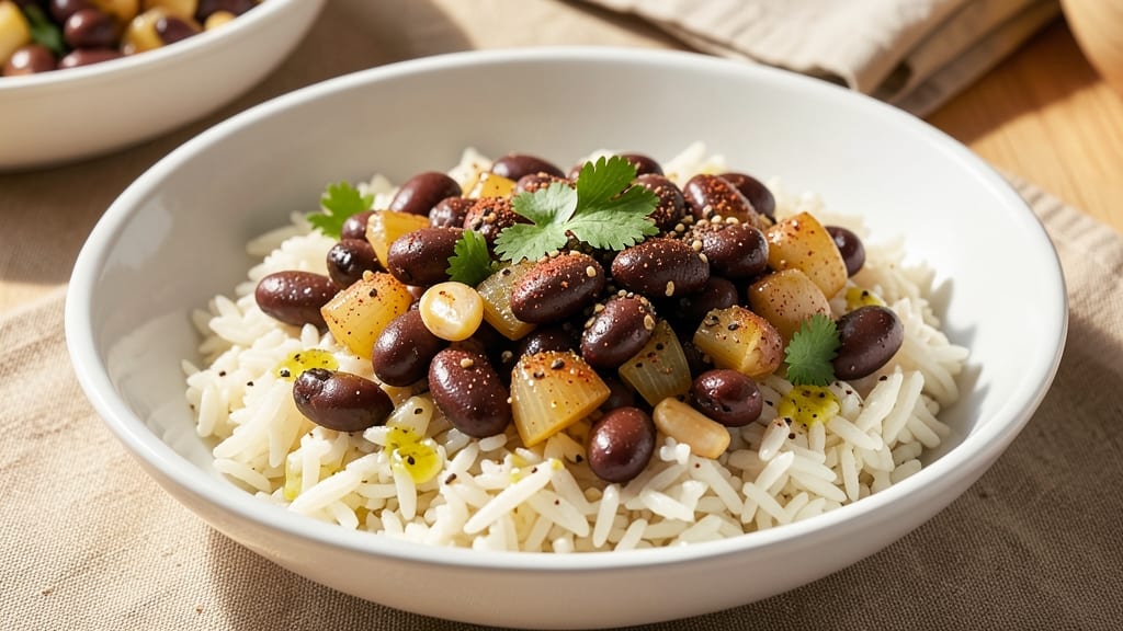 Black Beans and Rice Side Dish Recipe: Smoky Cumin and Lime Zing in One-Pot