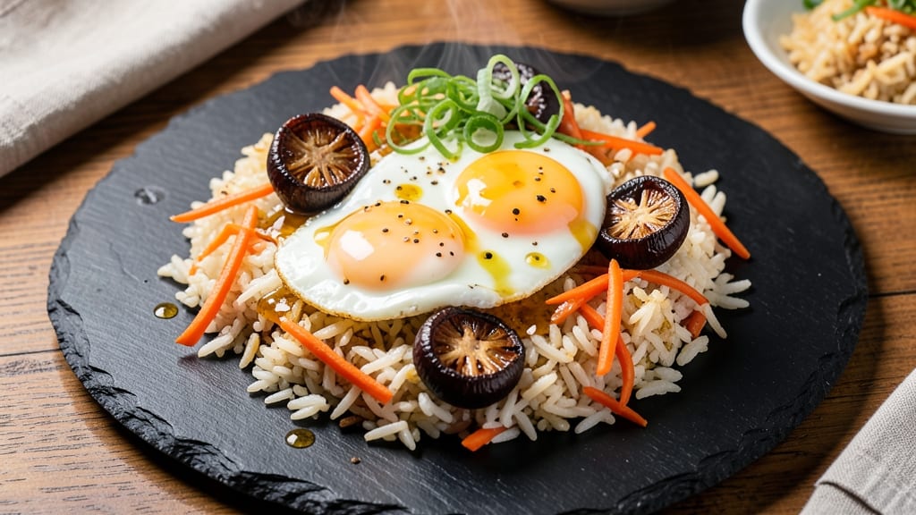 Burnt Garlic Egg Fried Rice Recipe: Smoky Umami Crunch in Every Bite