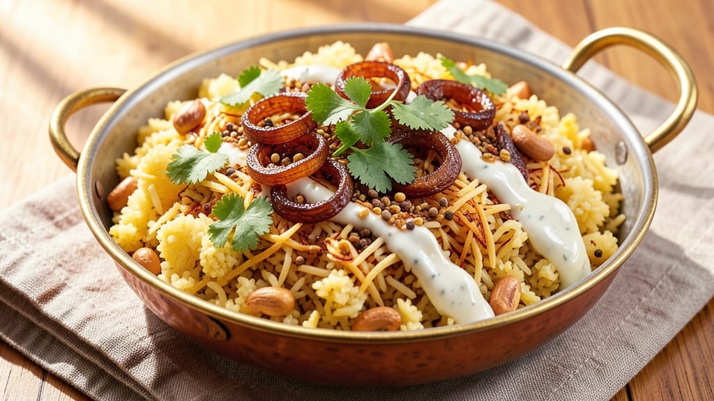 Cauliflower Rice Biryani Recipe: Fragrant Saffron and Herb-Layered Magic