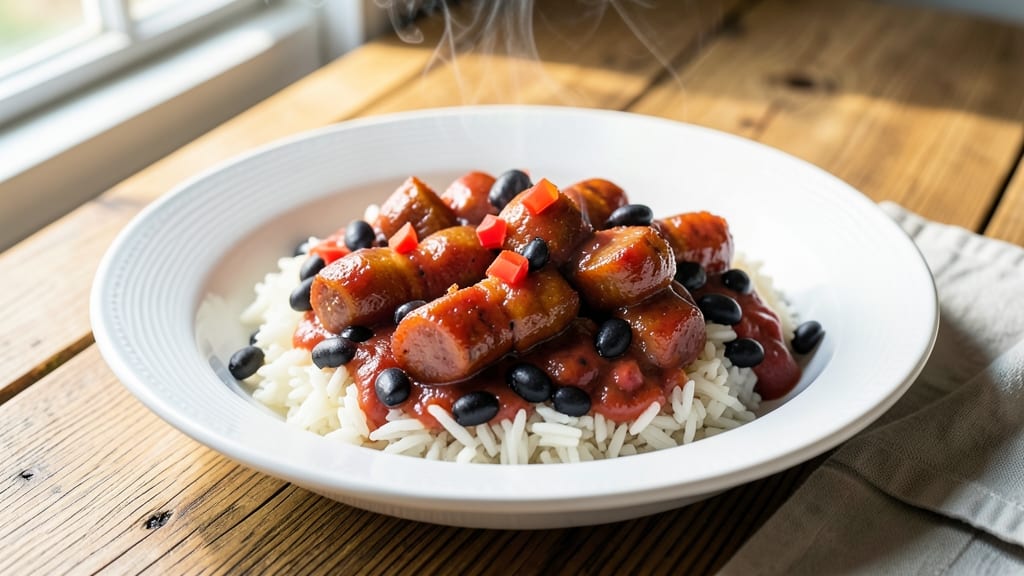Black Beans, Rice, and Smoked Sausage Recipe: One-Pot Fiesta With Smoky Depth