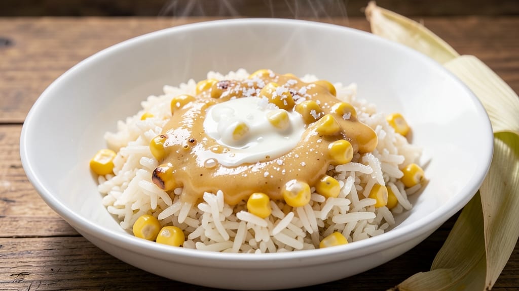 Butter Corn Rice Recipe: Sweetened Creaminess With Golden Crispy Top