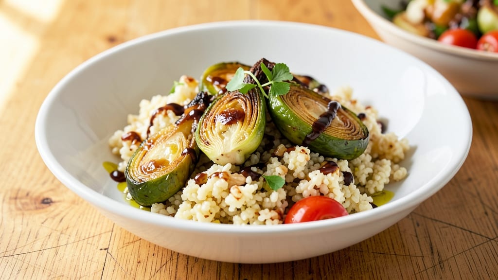 Cauliflower Rice and Brussels Sprouts Recipe: Crispy Roasted Bites With Nutty Depth