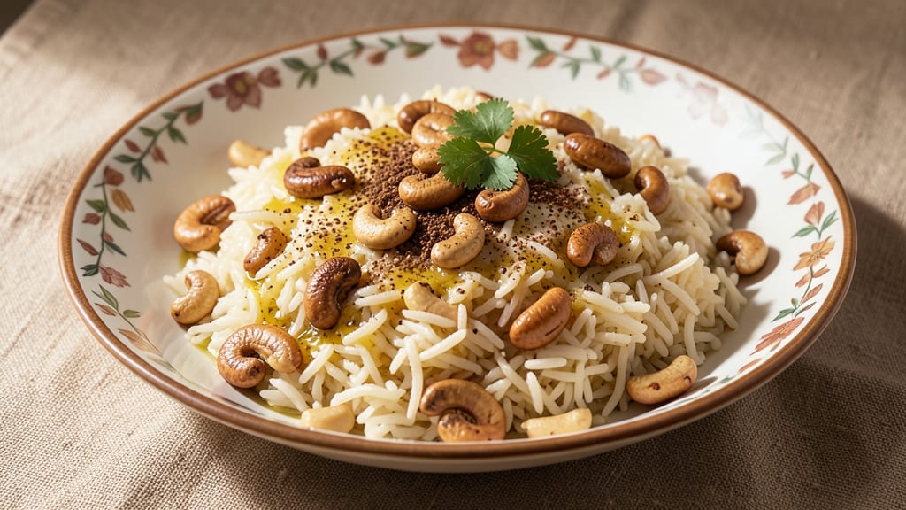 Cashew Rice Recipe Indian: Nutty Creaminess With Toasted Spice Depth
