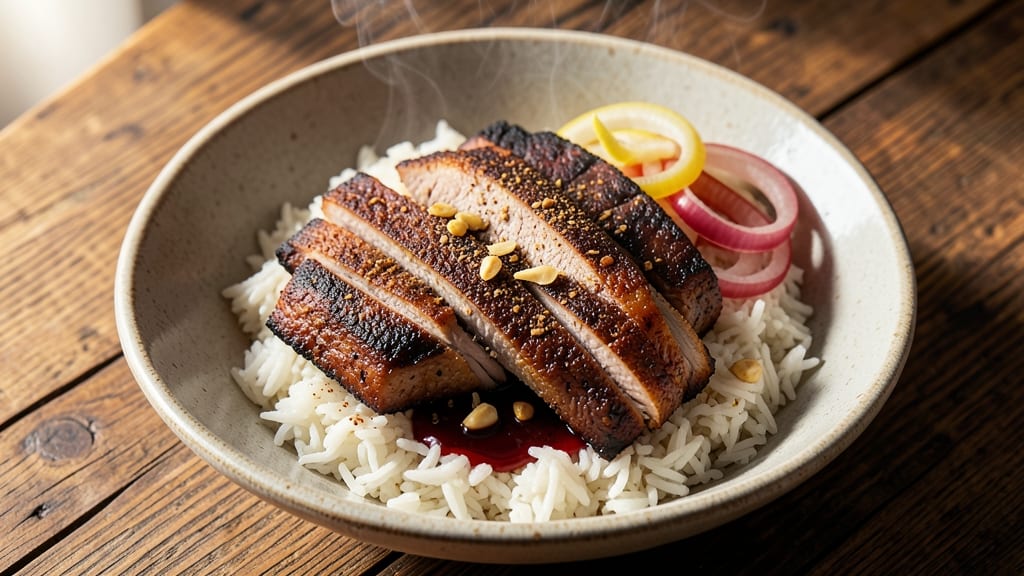 Brisket Rice Bowl Recipe: Smoky-Spiced Protein Over Toasted Jasmine Grains