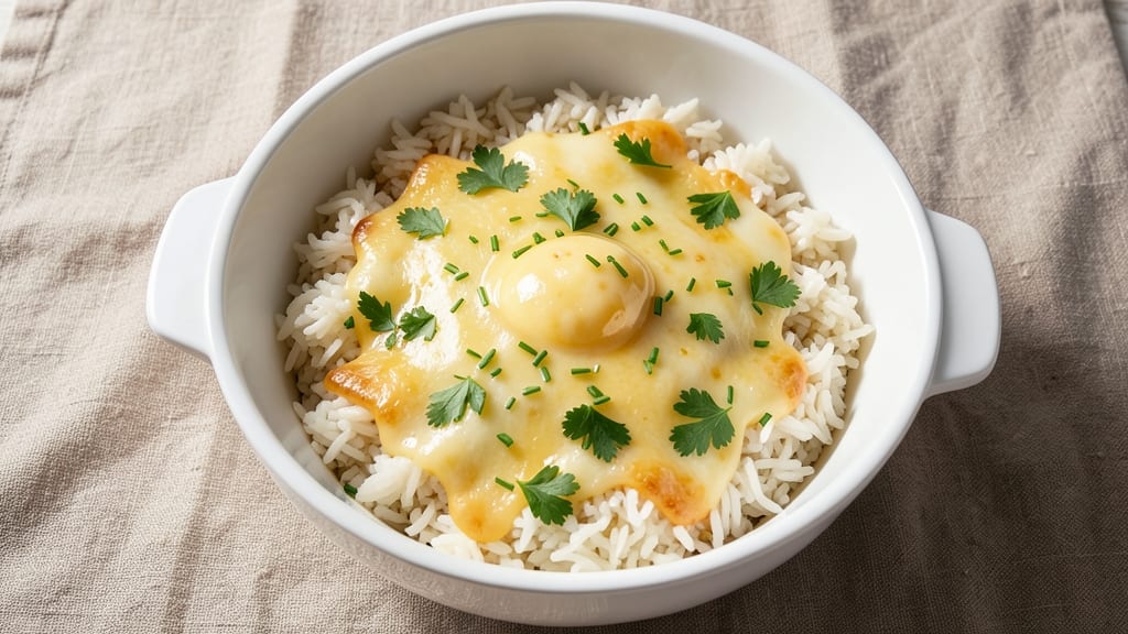 Cheesy Rice Cooker Recipe: Melty Cheddar and Herb Infusion in One Touch