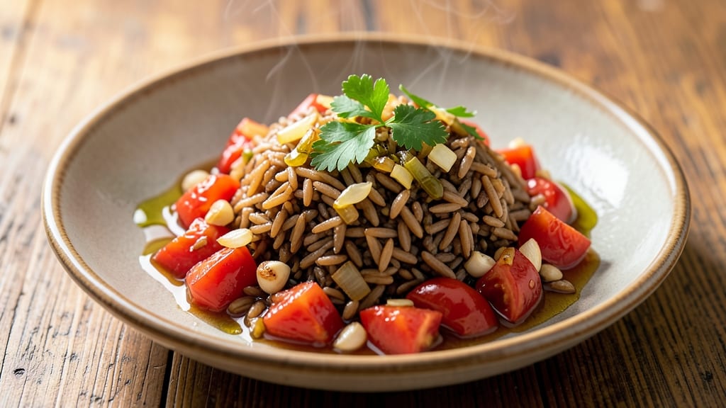 Brown Rice and Diced Tomatoes Recipe: One-Pot Mediterranean Flavor Boost