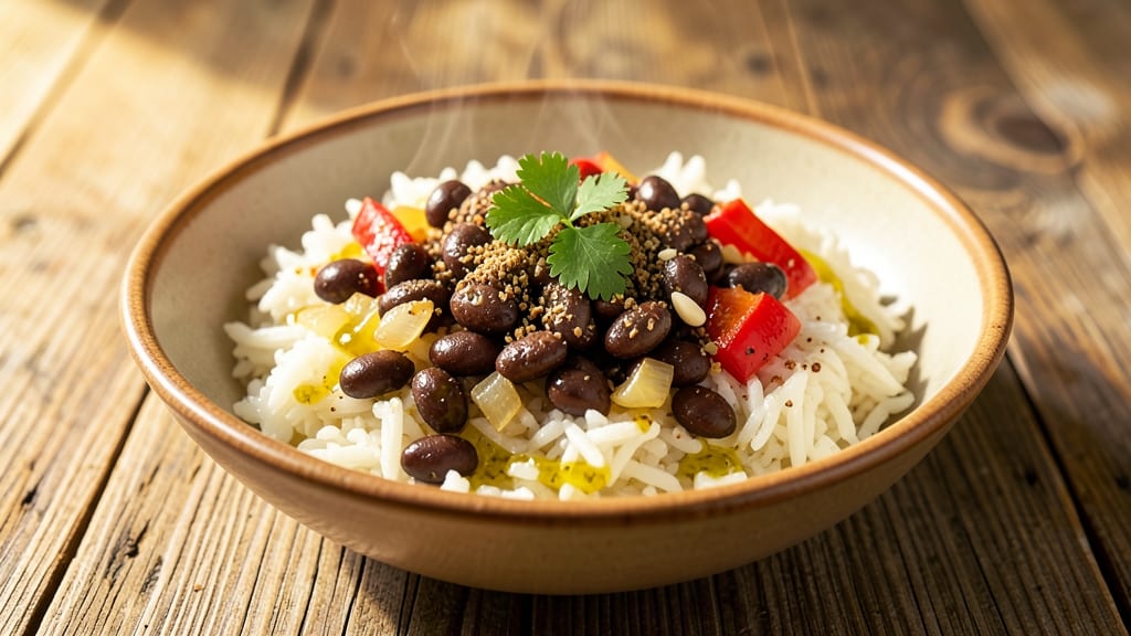 Black Beans and Rice Recipe With Dried Beans: Savory-Spiced One-Pot Meal in 30 Minutes