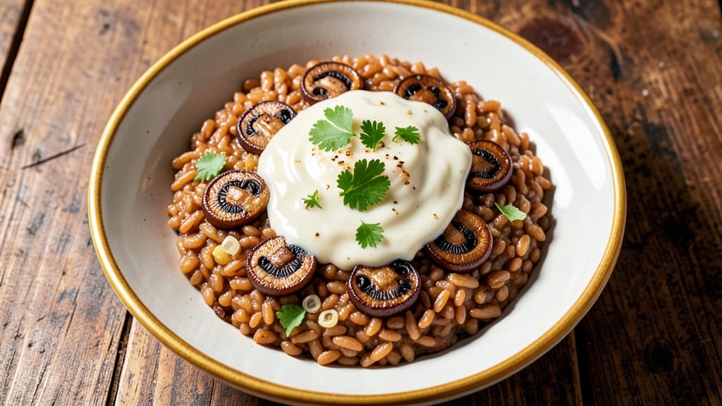 Brown Rice and Mushroom Risotto Recipe: Earthy Umami Depth With Perfect Creaminess