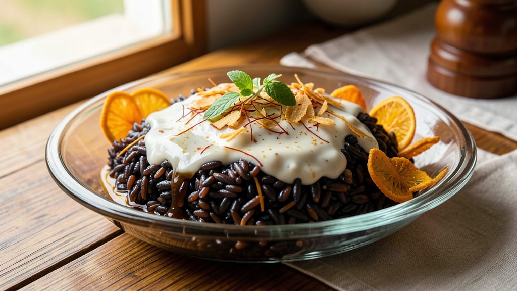 Bolay Black Rice Recipe: Fragrant Coconut-Laced Grain With Saffron Depth
