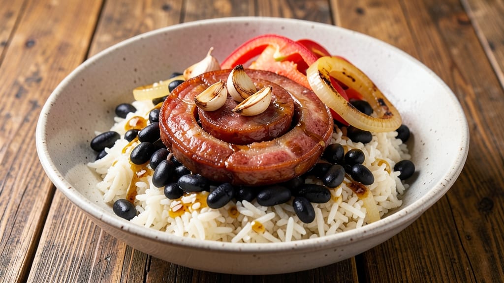 Black Beans, Rice, and Andouille Sausage Recipe: Smoky Cajun One-Pot Magic