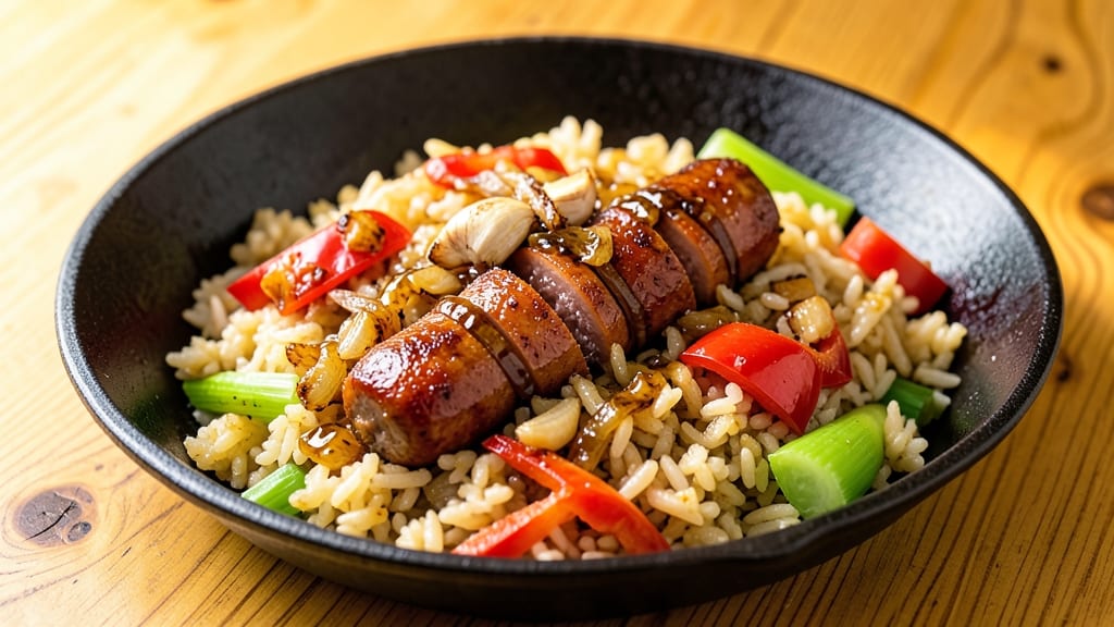 Cajun Sausage Dirty Rice Recipe: Smoky Spice and Crispy Celery Crown Magic