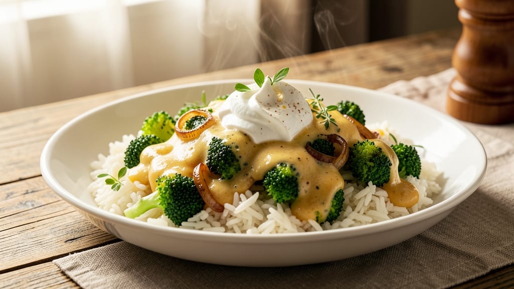 Broccoli Cheese Rice Recipe With Velveeta: One-Pan Melty Magic