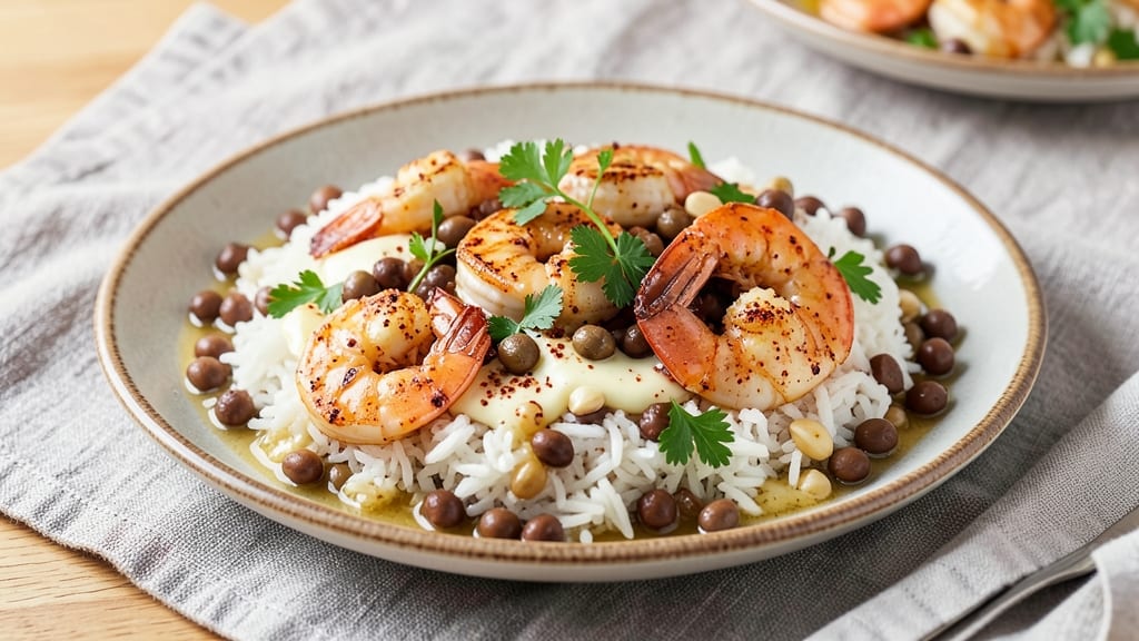 Black Eyed Peas, Rice, and Shrimp Recipe: One-Pot Spice-Infused Feast